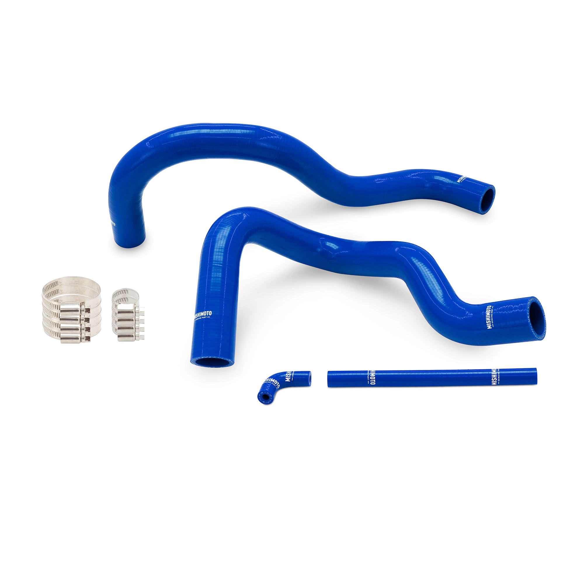 Mishimoto — Mishimoto 95-04 Toyota Tacoma 2.4L - 2.7L (4WD Auto Only) Silicone Coolant Hose Kit - Blue
Coolant Hose Kit - view 6